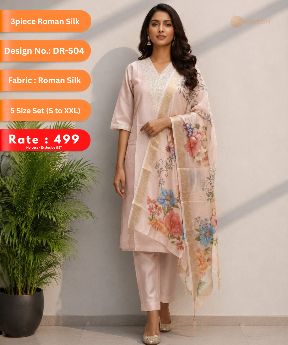 3-Piece Roman Silk – Design DR-504